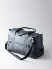 Черный - Lakeland Leather Large Discoverer Leather Holdall - Изображение 2 из 5