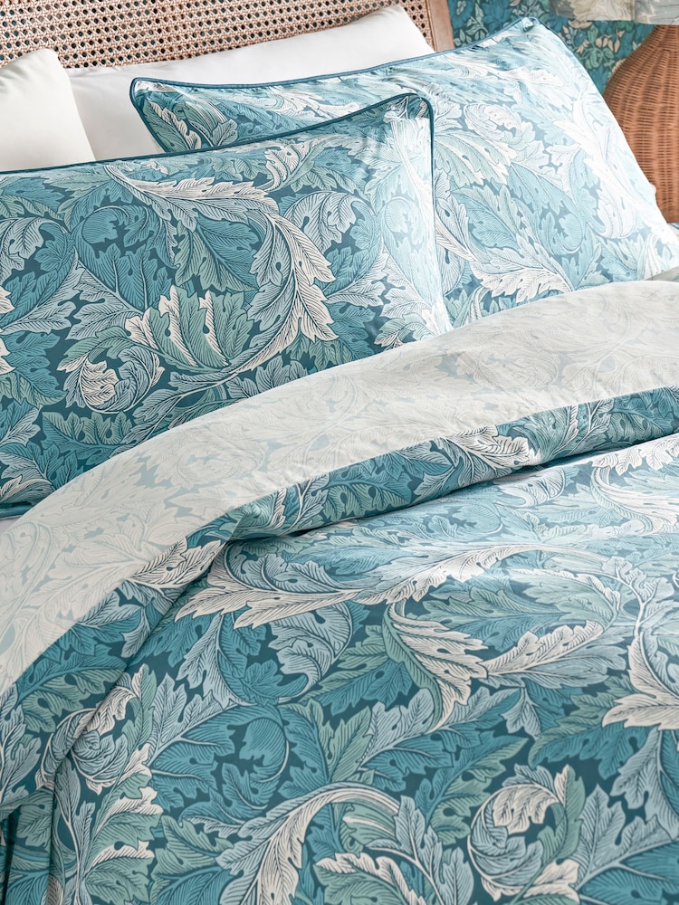Clarke & Clarke Acanthus William Morris 200 Thread Count Duvet Cover and Pillowcase Set - Image 4 of 4