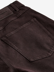 Burgundy Red Slim Fit Soft Touch Coloured Jeans - Image 11 of 12