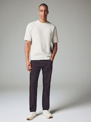 Burgundy Red Slim Fit Soft Touch Coloured Jeans - Image 2 of 12