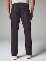 Burgundy Red Slim Fit Soft Touch Coloured Jeans - Image 4 of 12