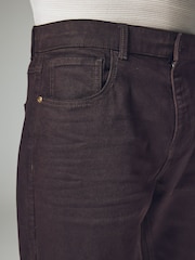 Burgundy Red Slim Fit Soft Touch Coloured Jeans - Image 6 of 12