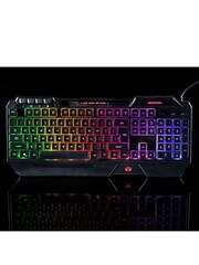 Daewoo Black Gaming Set 4 in 1 Headphones Keyboard Mouse Pad - Image 3 of 4
