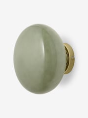 MADE.COM Green Adrianne Glass Wall Light - Image 1 of 6