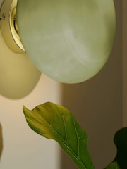 MADE.COM Green Adrianne Glass Wall Light - Image 3 of 6