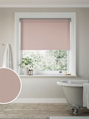 Dusky Pink Echo Made to Measure Blackout Roller Blind - Image 1 of 6