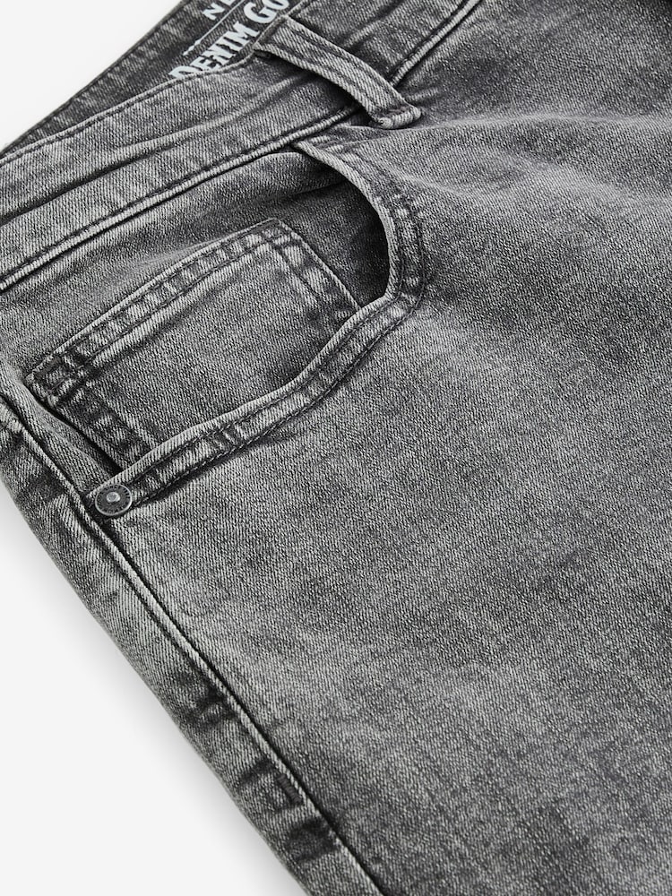 Grey Washed Slim Fit Classic Stretch Jeans - Image 10 of 12