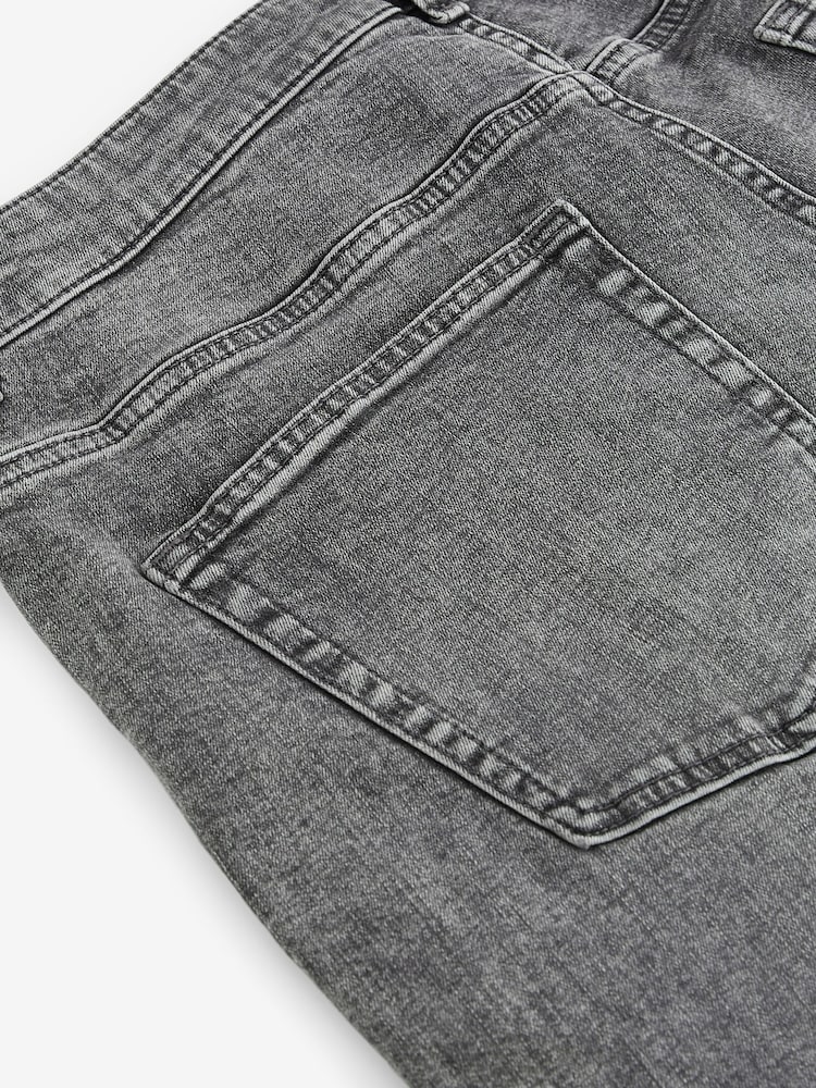 Grey Washed Slim Fit Classic Stretch Jeans - Image 11 of 12