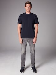 Grey Washed Slim Fit Classic Stretch Jeans - Image 2 of 12