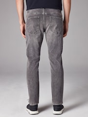 Grey Washed Slim Fit Classic Stretch Jeans - Image 4 of 12