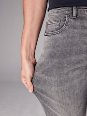 Grey Washed Slim Fit Classic Stretch Jeans - Image 5 of 12