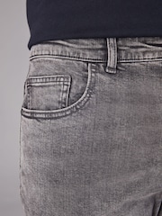 Grey Washed Slim Fit Classic Stretch Jeans - Image 6 of 12