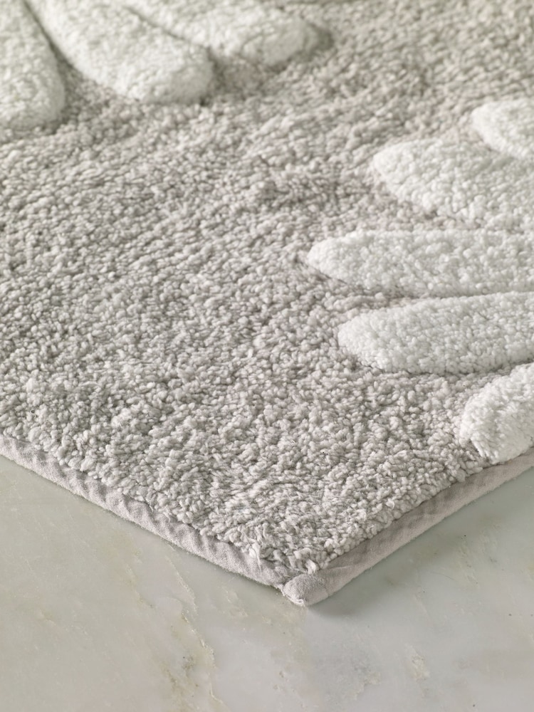 Badematte aus 100 % Baumwolle mit Gänseblümchendesign - Bild 2 von 4 Badematte aus 100 % Baumwolle mit Gänseblümchendesign - Bild 2 von 4