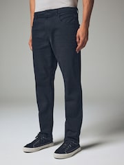 Dark Charcoal Grey Slim Fit Soft Touch Coloured Jeans - Image 1 of 12