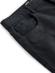 Dark Charcoal Grey Slim Fit Soft Touch Coloured Jeans - Image 10 of 12