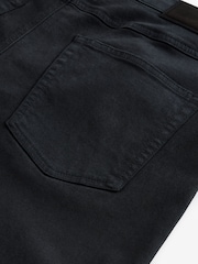Dark Charcoal Grey Slim Fit Soft Touch Coloured Jeans - Image 11 of 12