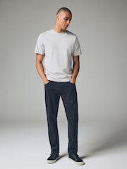 Dark Charcoal Grey Slim Fit Soft Touch Coloured Jeans - Image 2 of 12
