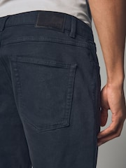Dark Charcoal Grey Slim Fit Soft Touch Coloured Jeans - Image 6 of 12