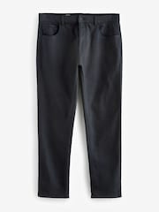 Dark Charcoal Grey Slim Fit Soft Touch Coloured Jeans - Image 8 of 12
