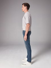 Blue Washed Slim Fit Motionflex Jeans - Image 3 of 12