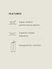 Blue Washed Slim Fit Motionflex Jeans - Image 4 of 12