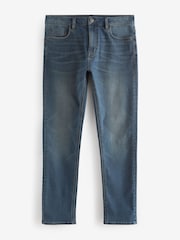 Blue Washed Slim Fit Motionflex Jeans - Image 8 of 12