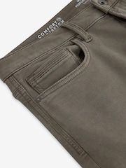 Mushroom Brown Slim Fit Comfort Stretch Jeans - Image 11 of 13
