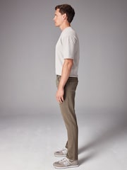 Mushroom Brown Slim Fit Comfort Stretch Jeans - Image 3 of 13