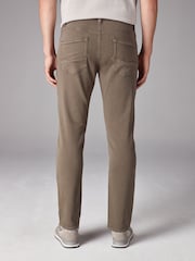 Mushroom Brown Slim Fit Comfort Stretch Jeans - Image 5 of 13