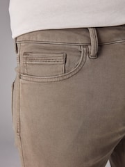 Mushroom Brown Slim Fit Comfort Stretch Jeans - Image 7 of 13