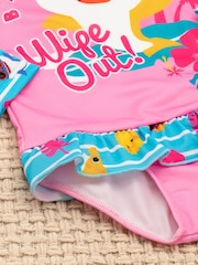 Vanilla Underground Pink Girls Baby Shark Swimsuit - Image 4 of 5
