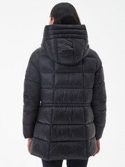 Barbour® International Ennis Quilted Black Jacket - Image 2 of 5