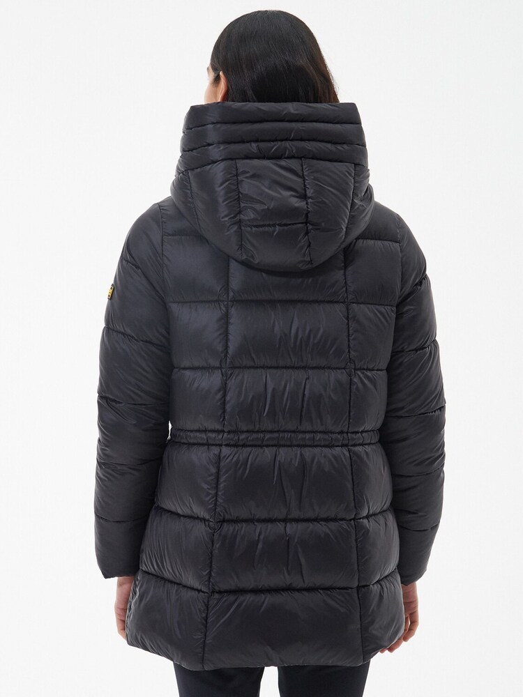 Barbour® International Ennis Quilted Black Jacket - Image 2 of 5