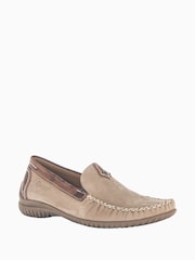 Gabor Wide Fit California Corda Nubuck Moccassins - Image 3 of 5