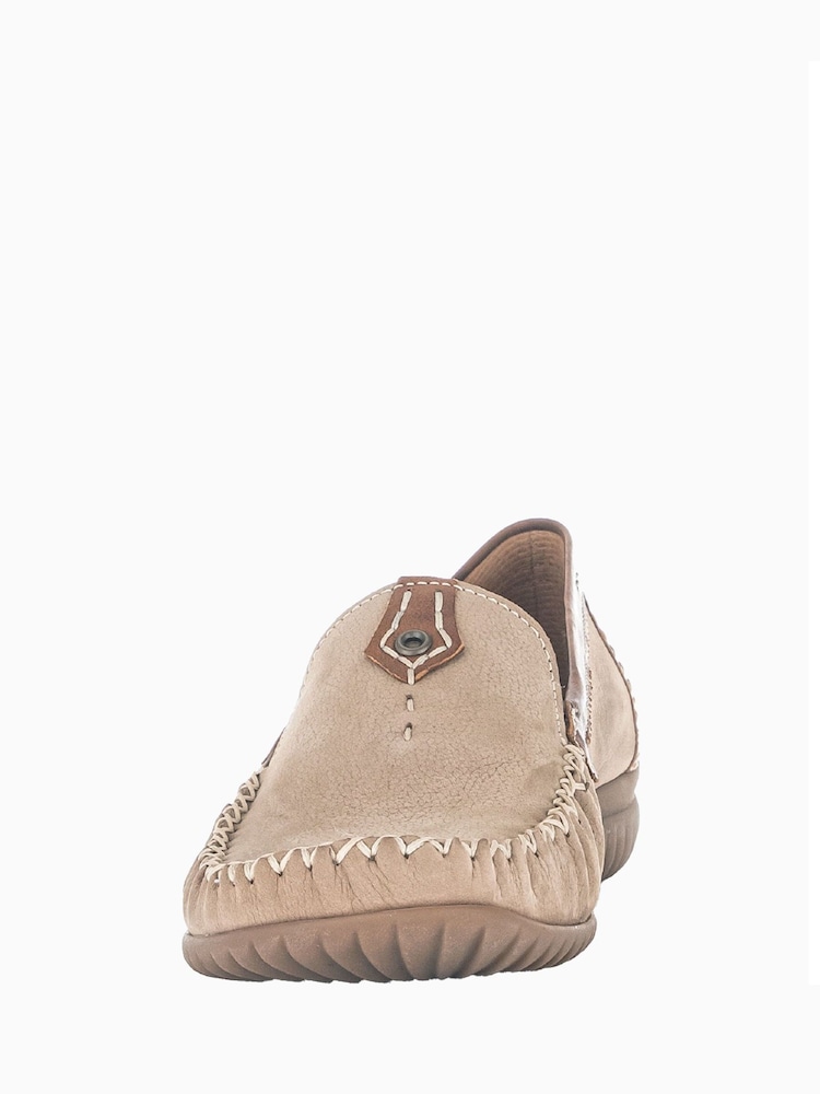 Gabor Wide Fit California Corda Nubuck Moccassins - Image 5 of 5