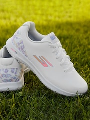 Skechers White Go Max 3 Golf Trainers - Image 1 of 10