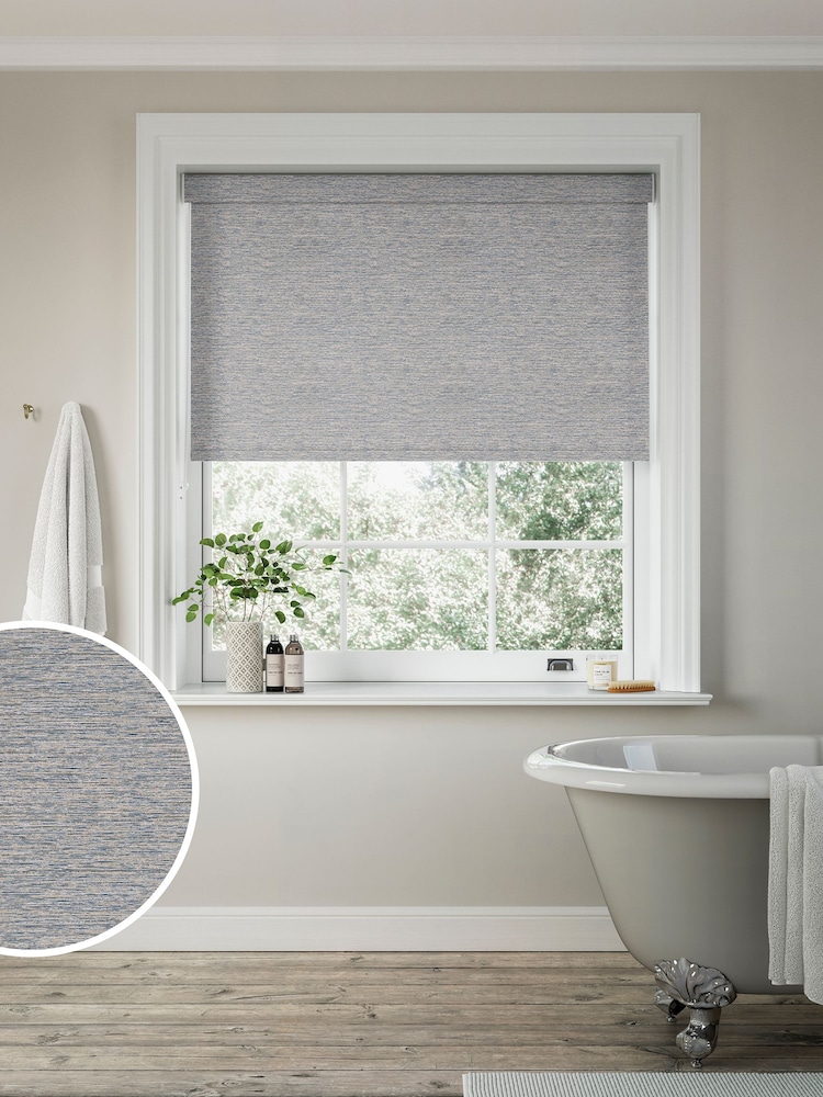 Teal Blue Newall Made to Measure Roller Blind - Image 1 of 6