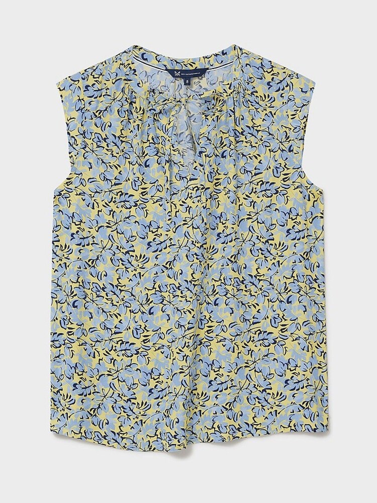 Crew Clothing Company Pastel Pink Floral Print Relaxed Blouse - Image 5 of 5