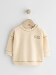 Green Stripe Baby Woven Dungaree and Sweatshirt Set (0mths-2yrs) - Image 12 of 14