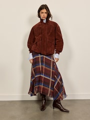 BHOEM Brown Maxi Checks Skirt - Image 5 of 5