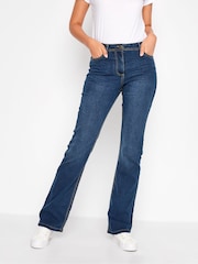 Long Tall Sally Blue RAE Stretch Bootcut Jeans - Image 1 of 4