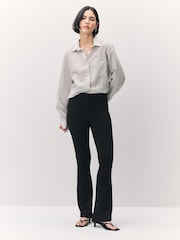 VERO MODA Black Flared Tailored Trousers - Image 3 of 5