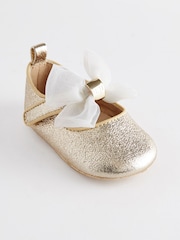 Baker by Ted Baker Baby Girls Padders Shoes With Bow - Image 1 of 5
