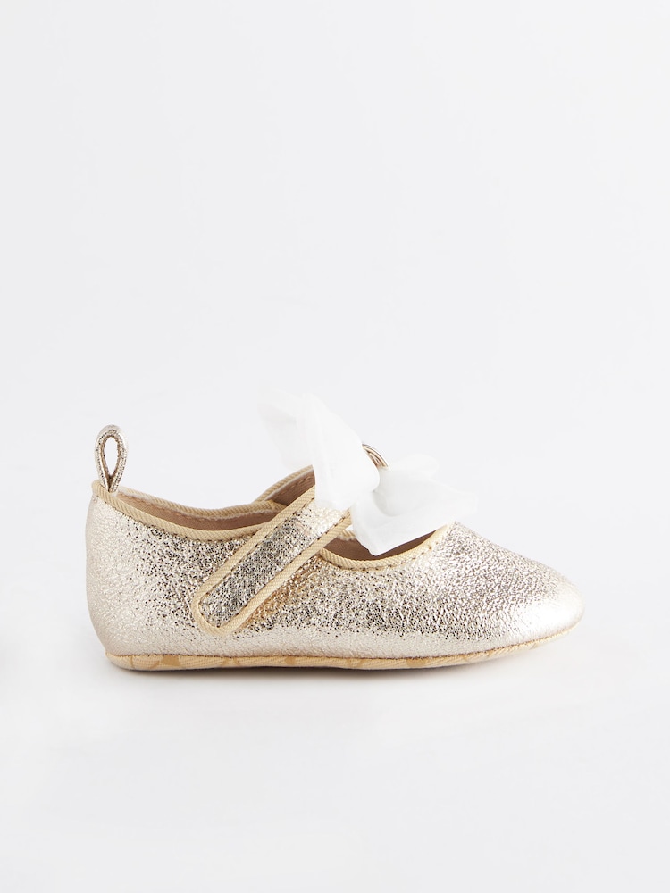 Baker by Ted Baker Baby Girls Padders Shoes With Bow - Image 2 of 5