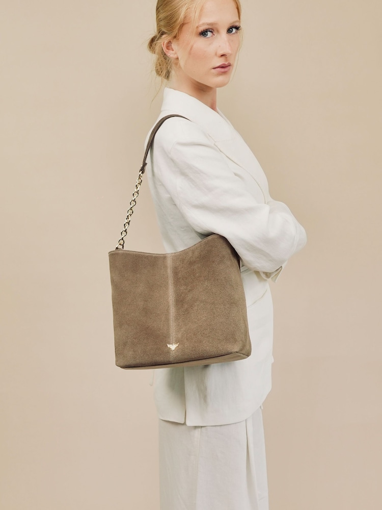 Apatchy Brown The Izzie Suede Bag - Image 1 of 6 Apatchy Brown The Izzie Suede Bag - Image 1 of 6