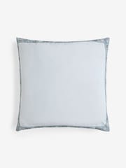 Nina Campbell Blue Indienne Embroidered 300 Thread Count Square Pillowcase Set of 2 - Image 3 of 5