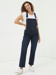 FatFace Blue Banbury Dungarees - Image 1 of 6