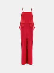 Phase Eight Red Anna Wide Leg Jumpsuit - Image 5 of 5