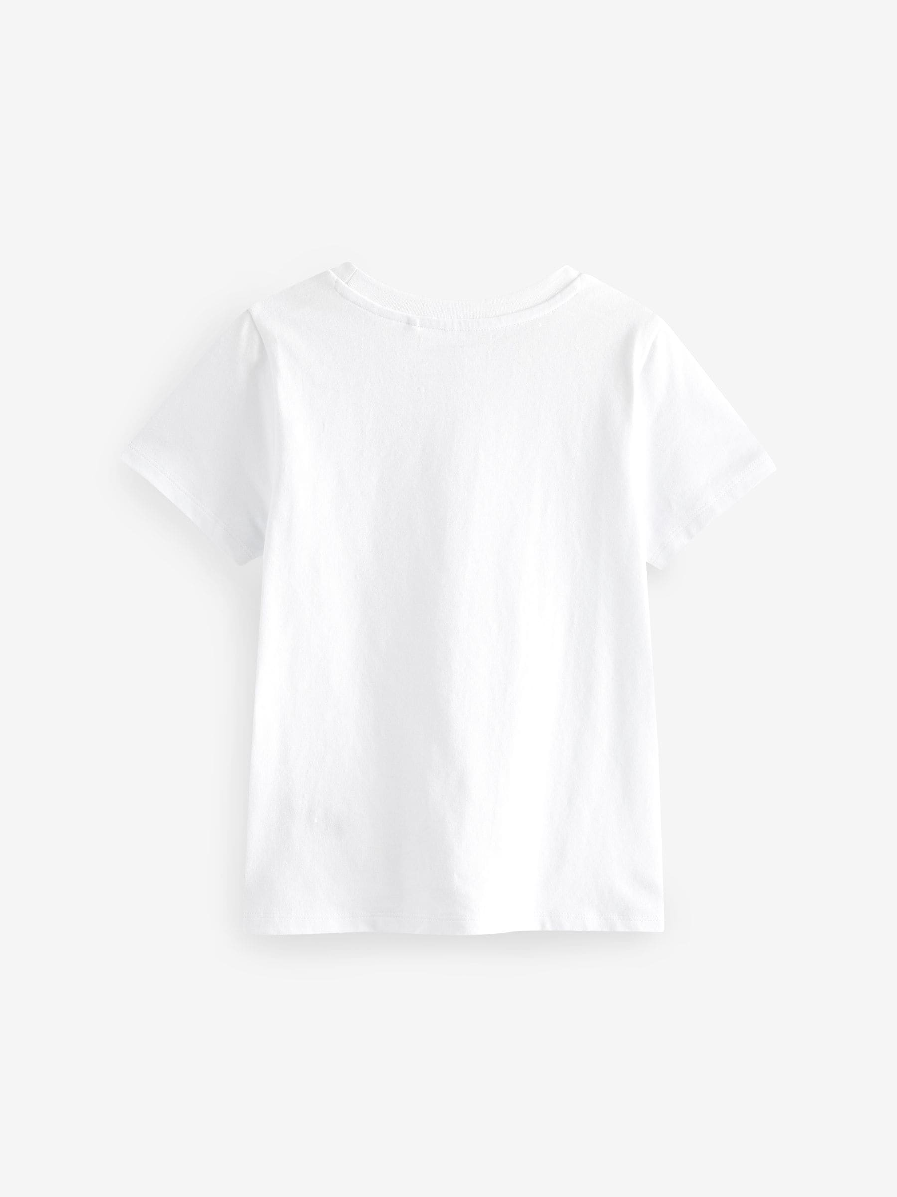 White 100 Cotton T Shirt 3 16yrs