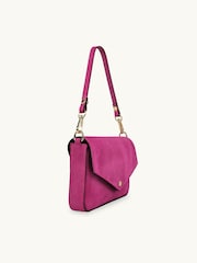 Apatchy Pink The Munro Leather Shoulder Bag - Image 4 of 5